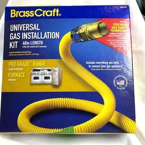 Brasscraft Safety Plus Universal Gas Installation Kit 48" Length Open Box